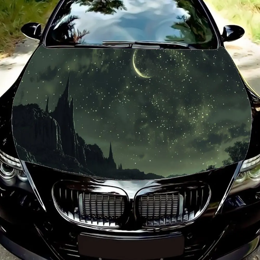 The Pitch-black Night Sky Star Car Hood Wrap Color Vinyl Sticker Truck Graphic Bonnet Auto Accessories Decoration Decal Gift 
The Pitch-black Night Sky Star Car Hood Wrap Color Vinyl Sticker Truck Graphic Bonnet Auto Accessories Decoration Decal Gift