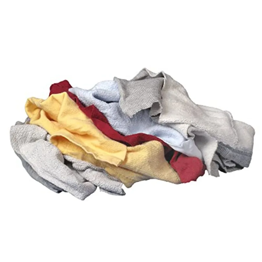 Maximum Absorbency Multicolored Recycled Sweatshirt Cloth Rags 50 lb bag for Cleaning Paint Spills Staining Polishing Dusting
Maximum Absorbency Multicolored Recycled Sweatshirt Cloth Rags 50 lb bag for Cleaning Paint Spills Staining Polishing Dusting