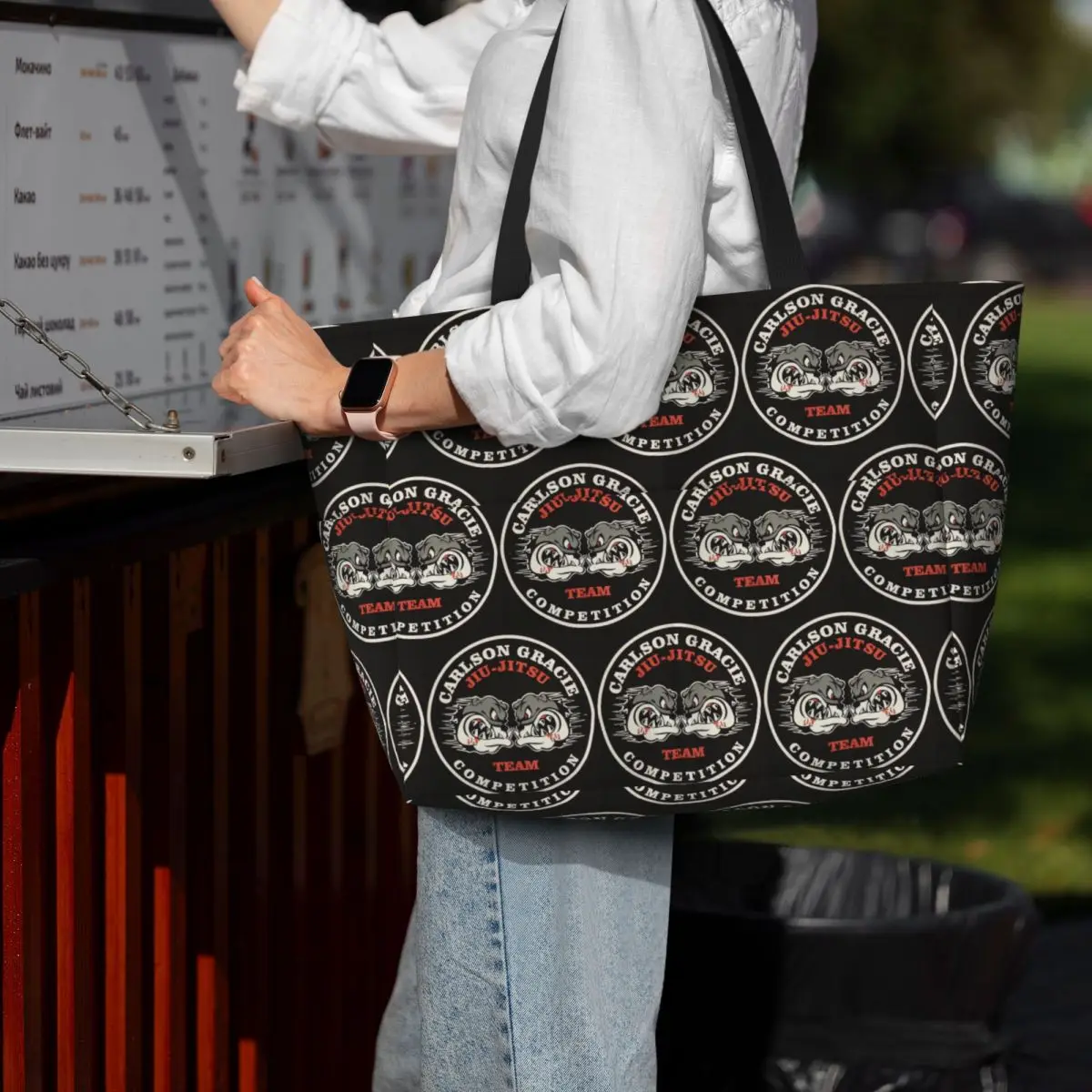 Carlson Gracie Jiu Jitsu Team Beach Tote Bag Sport Gym Yoga Duffle Large Tote Bag Women Travel Bag Fitness bag
Carlson Gracie Jiu Jitsu Team Beach Tote Bag Sport Gym Yoga Duffle Large Tote Bag Women Travel Bag Fitness bag