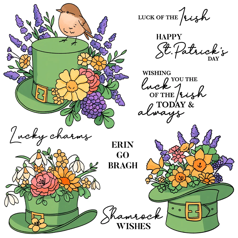 Mangocraft St. Patrick's Day Hats Flowers Clear Stamp DIY Scrapbooking Supplies Silicone Stamp For Card Making Albums Decor
Mangocraft St. Patrick's Day Hats Flowers Clear Stamp DIY Scrapbooking Supplies Silicone Stamp For Card Making Albums Decor