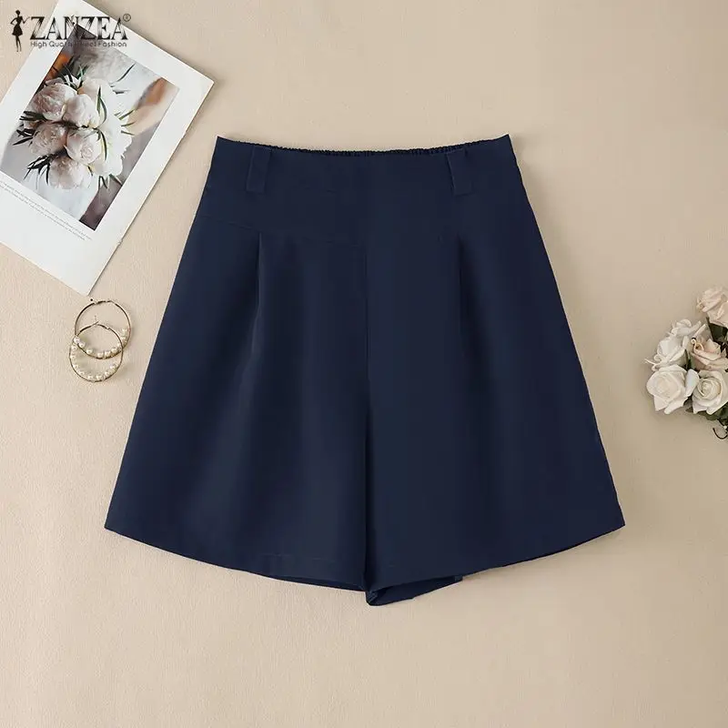 2026 ZANZEA Women Summer Casual Elastic Waist Solid Shorts Elegant OL Work Palazzo Vintage Holiday Beach Pant Baggy Pantalon
2026 ZANZEA Women Summer Casual Elastic Waist Solid Shorts Elegant OL Work Palazzo Vintage Holiday Beach Pant Baggy Pantalon