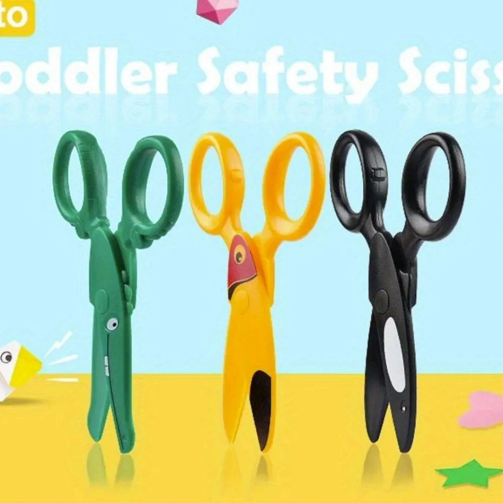 3Pcs Kids Plastic Scissors Cute Cartoon Parrot Dolphin Shape DIY Craft Scissors Safe for Children
3Pcs Kids Plastic Scissors Cute Cartoon Parrot Dolphin Shape DIY Craft Scissors Safe for Children