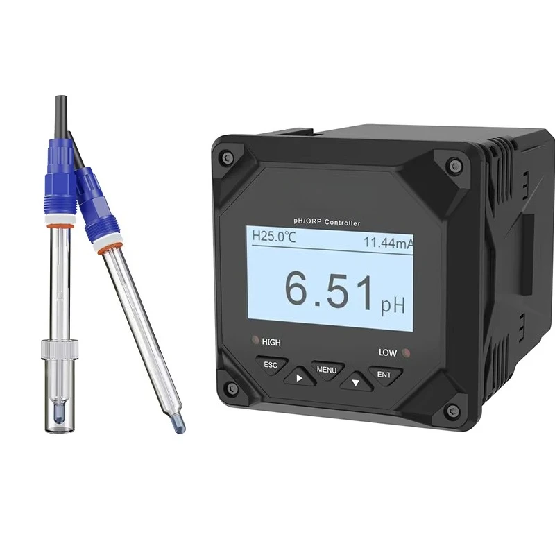 Industrial PH Electrode Probe 0-14pH LCD Display Water Quality PH ORP Controller Meter
Industrial PH Electrode Probe 0-14pH LCD Display Water Quality PH ORP Controller Meter