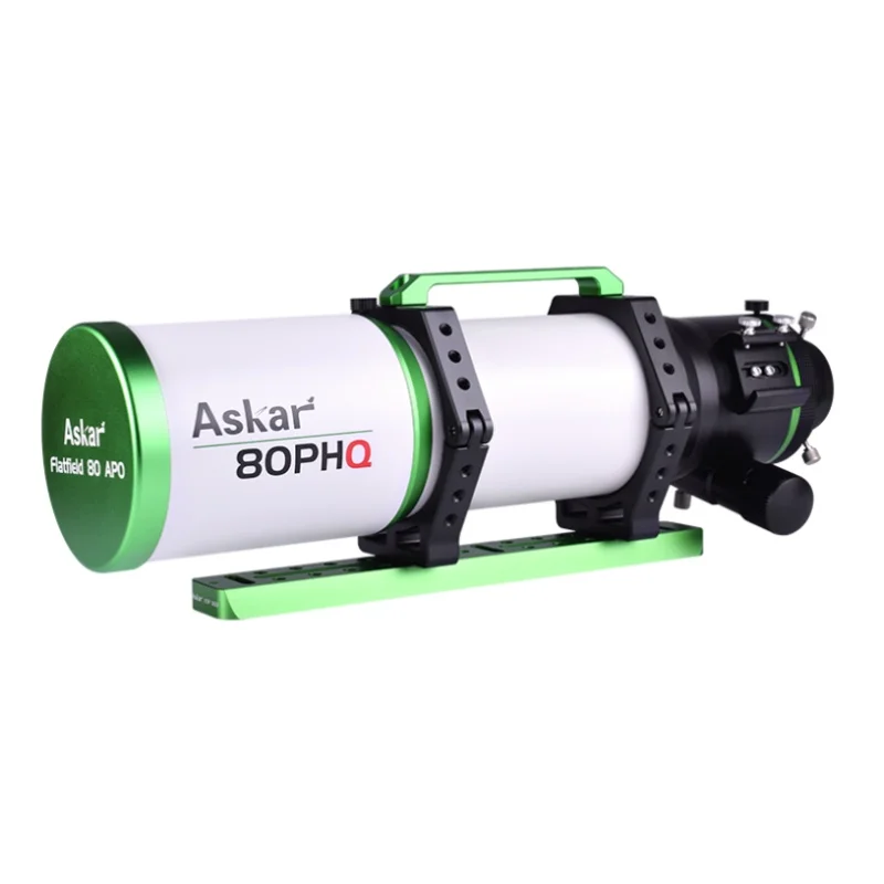 Askar 80PHQ f/7.5 Quadruplet air-spaced APO Flat-Field Astro Telescope 0.76x Full Frame Reducer
Askar 80PHQ f/7.5 Quadruplet air-spaced APO Flat-Field Astro Telescope 0.76x Full Frame Reducer