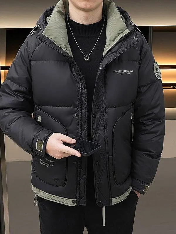Men's Winter Thiened Hooded Casual Versatile down Jaet ort Du down Coat Waterproof Outdoor Ci Leisure Faionable
Men's Winter Thiened Hooded Casual Versatile down Jaet ort Du down Coat Waterproof Outdoor Ci Leisure Faionable