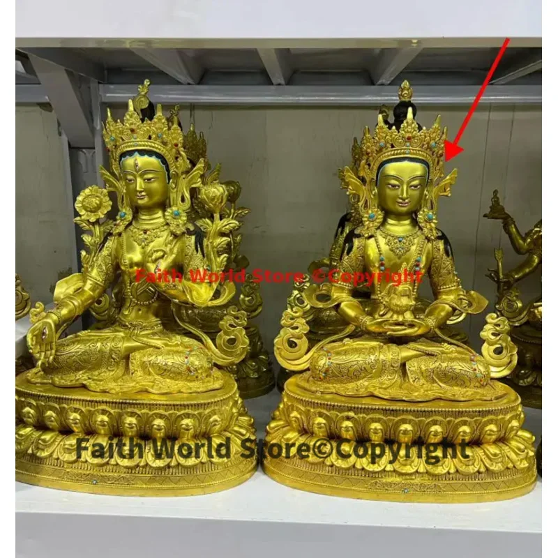 45cm Huge Buddhism longevity Auspicious Wisdom Tathagata CHANGSHOU FO gemstone COPPER Buddha Temples Buddhist hall Worship
45cm Huge Buddhism longevity Auspicious Wisdom Tathagata CHANGSHOU FO gemstone COPPER Buddha Temples Buddhist hall Worship