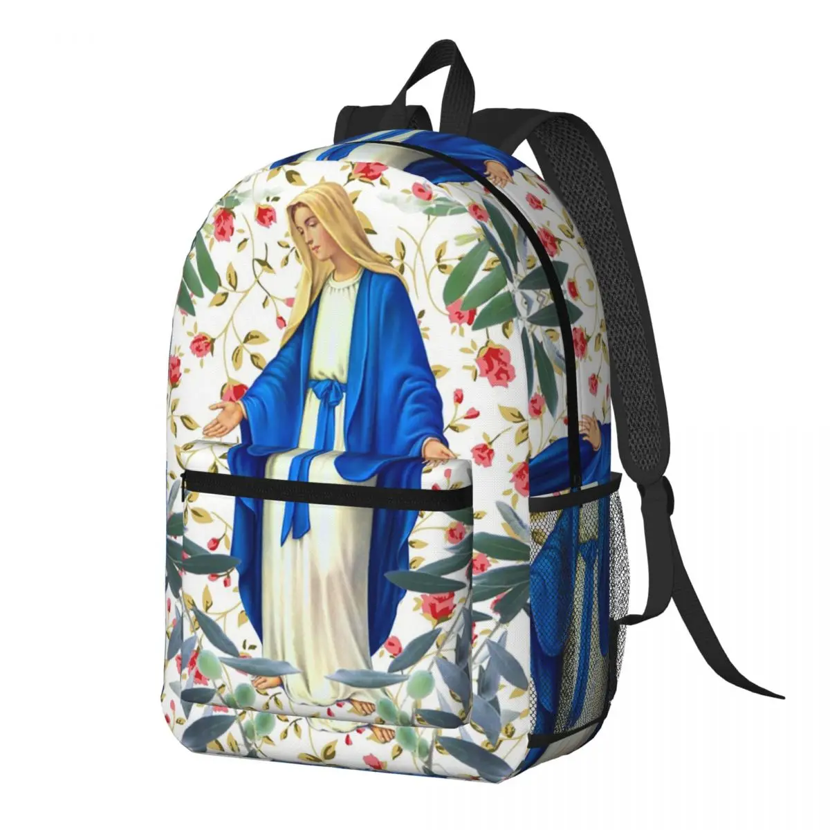 Virgin Mary Vibrant Religious Print Backpack Daypack Large Capacity Children BookBag School Bag Shoulder Bags for Men Women
Virgin Mary Vibrant Religious Print Backpack Daypack Large Capacity Children BookBag School Bag Shoulder Bags for Men Women