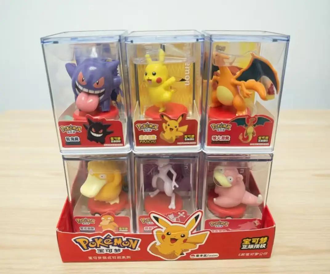 Anime Blind Box Pokemon Pikachu Charizard Gengar Mewtwo Figure Collectible Toy Gift with Display Box Pokeball Base Anime
Anime Blind Box Pokemon Pikachu Charizard Gengar Mewtwo Figure Collectible Toy Gift with Display Box Pokeball Base Anime