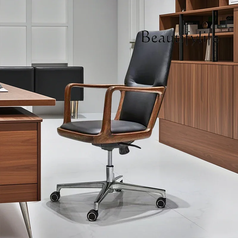 J Italian Light Luxury Solid Wood Book Chair Can Be Rotated And Lifted Office Chair Study Desk Chair Walnut Color
J Italian Light Luxury Solid Wood Book Chair Can Be Rotated And Lifted Office Chair Study Desk Chair Walnut Color