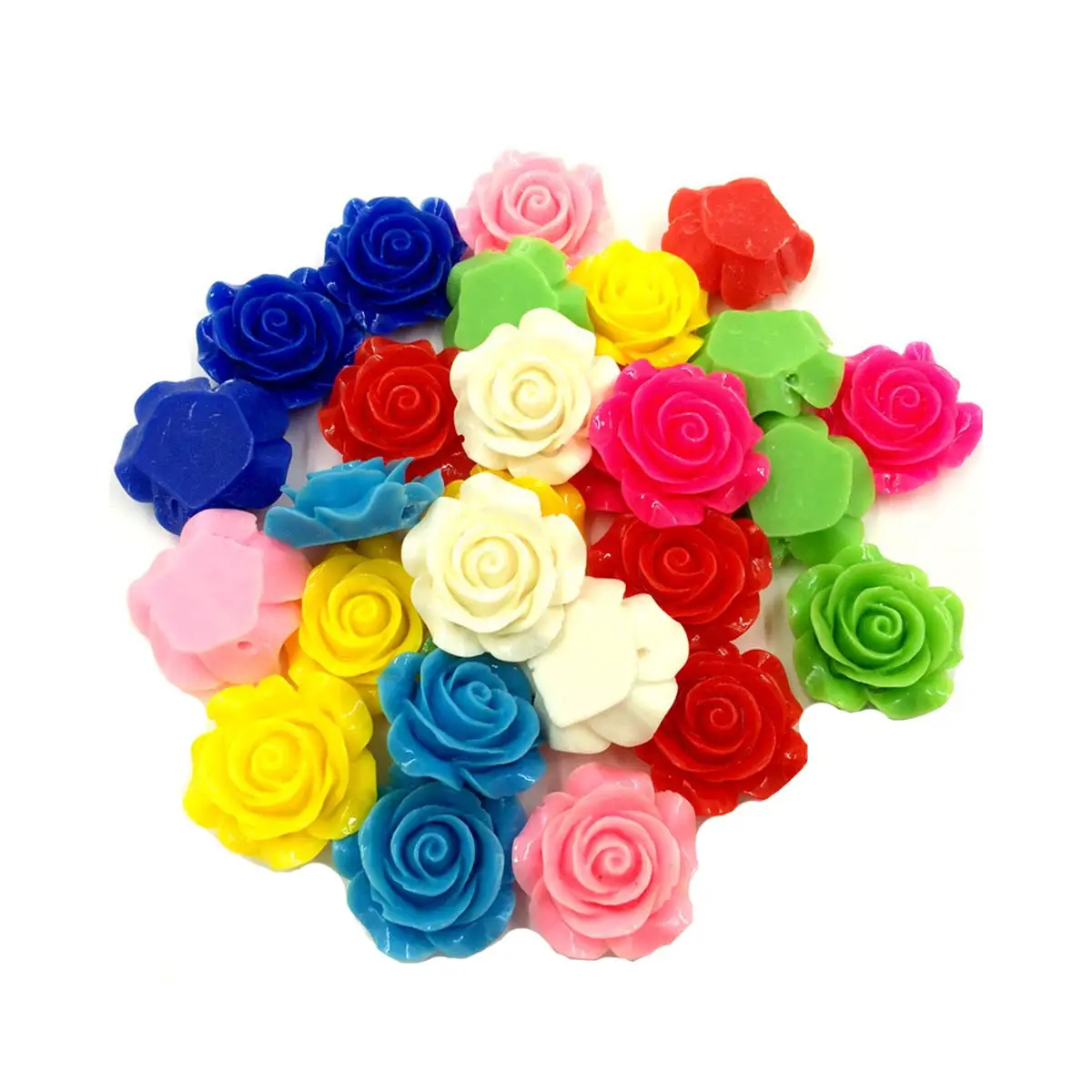 100PCS Multicolor Resin Rose Flower Beads Flatback Cameos 28x27mm DIY Jewelry Crafts Decoration Supplies Handmade Materials Pack
100PCS Multicolor Resin Rose Flower Beads Flatback Cameos 28x27mm DIY Jewelry Crafts Decoration Supplies Handmade Materials Pack