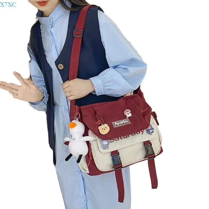 X7XC Fashion Shoulder Bag Crossbody Bag for Girl Student Versatile School Book Bag Trendy Large Capacity Bag
X7XC Fashion Shoulder Bag Crossbody Bag for Girl Student Versatile School Book Bag Trendy Large Capacity Bag