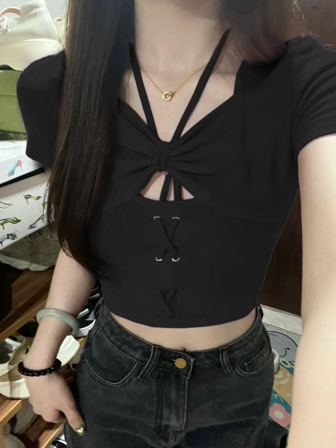 Stylish Preppy Short Sleeve T-Shirts Women Cotton Lightweight Relaxed Fit Comfortable College Style Youthful Aesthetic
Stylish Preppy Short Sleeve T-Shirts Women Cotton Lightweight Relaxed Fit Comfortable College Style Youthful Aesthetic