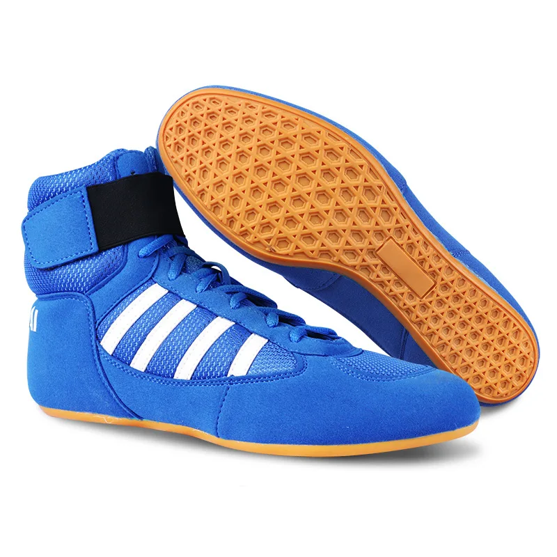 Professional boxing shoes high-top combat training wrestling rubber sole long boots fighting woman and man shoes
Professional boxing shoes high-top combat training wrestling rubber sole long boots fighting woman and man shoes