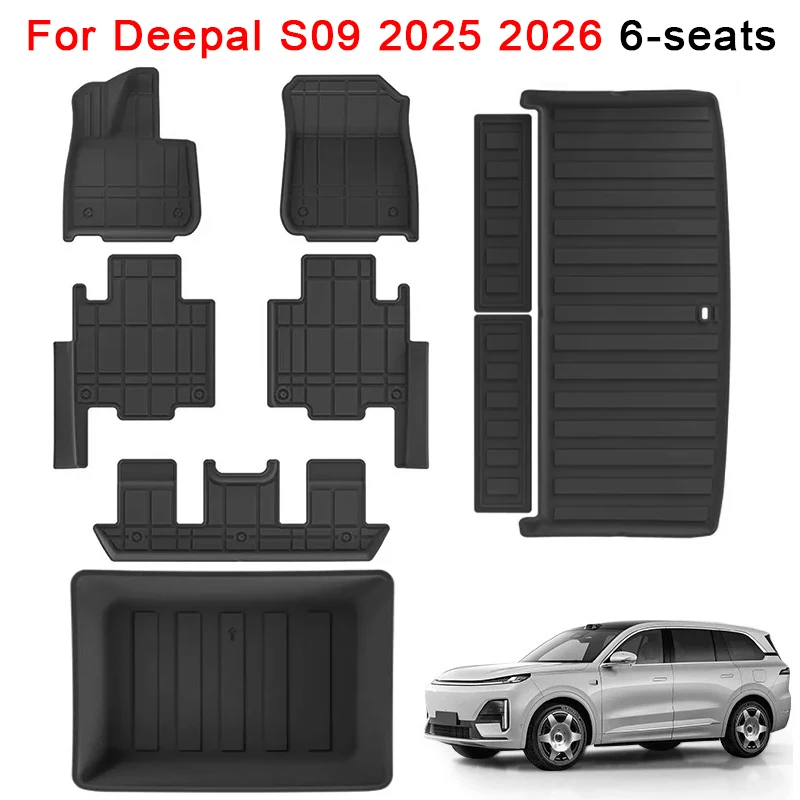 for Deepal S09 2025 2026 Floor Mats 3D TPE Trunk Mats Cargo Liners Waterproof Non-slip Seat Back Protector Floor Carpets
for Deepal S09 2025 2026 Floor Mats 3D TPE Trunk Mats Cargo Liners Waterproof Non-slip Seat Back Protector Floor Carpets