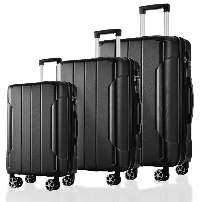 Luggage Sets 3 Piece, Expandable Hard shell ABS Suitcases with Double Spinner, Travel luggage Set with TSA Lock (20/24/28inch, B
Luggage Sets 3 Piece, Expandable Hard shell ABS Suitcases with Double Spinner, Travel luggage Set with TSA Lock (20/24/28inch, B