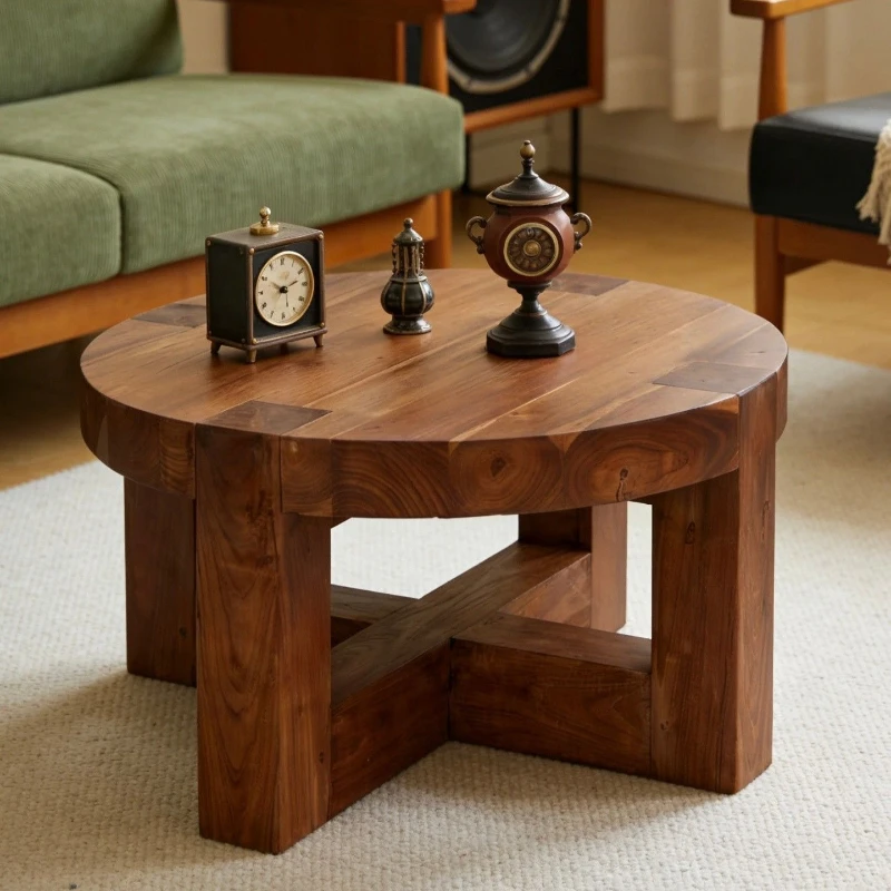 retro solid wood tea table old craftsmanship living room coffee table large apartment household low table mortise and tenon
retro solid wood tea table old craftsmanship living room coffee table large apartment household low table mortise and tenon