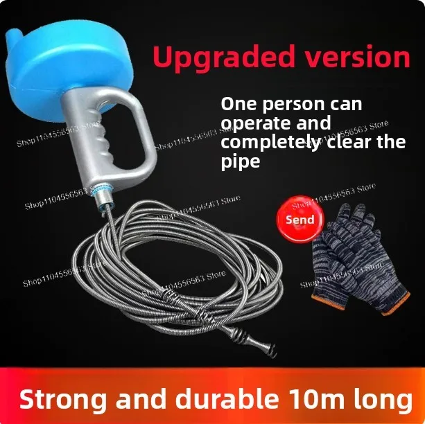 10 Meter Manual Kitchen Toilet Sewer Pipe Dredger Cleaner
10 Meter Manual Kitchen Toilet Sewer Pipe Dredger Cleaner