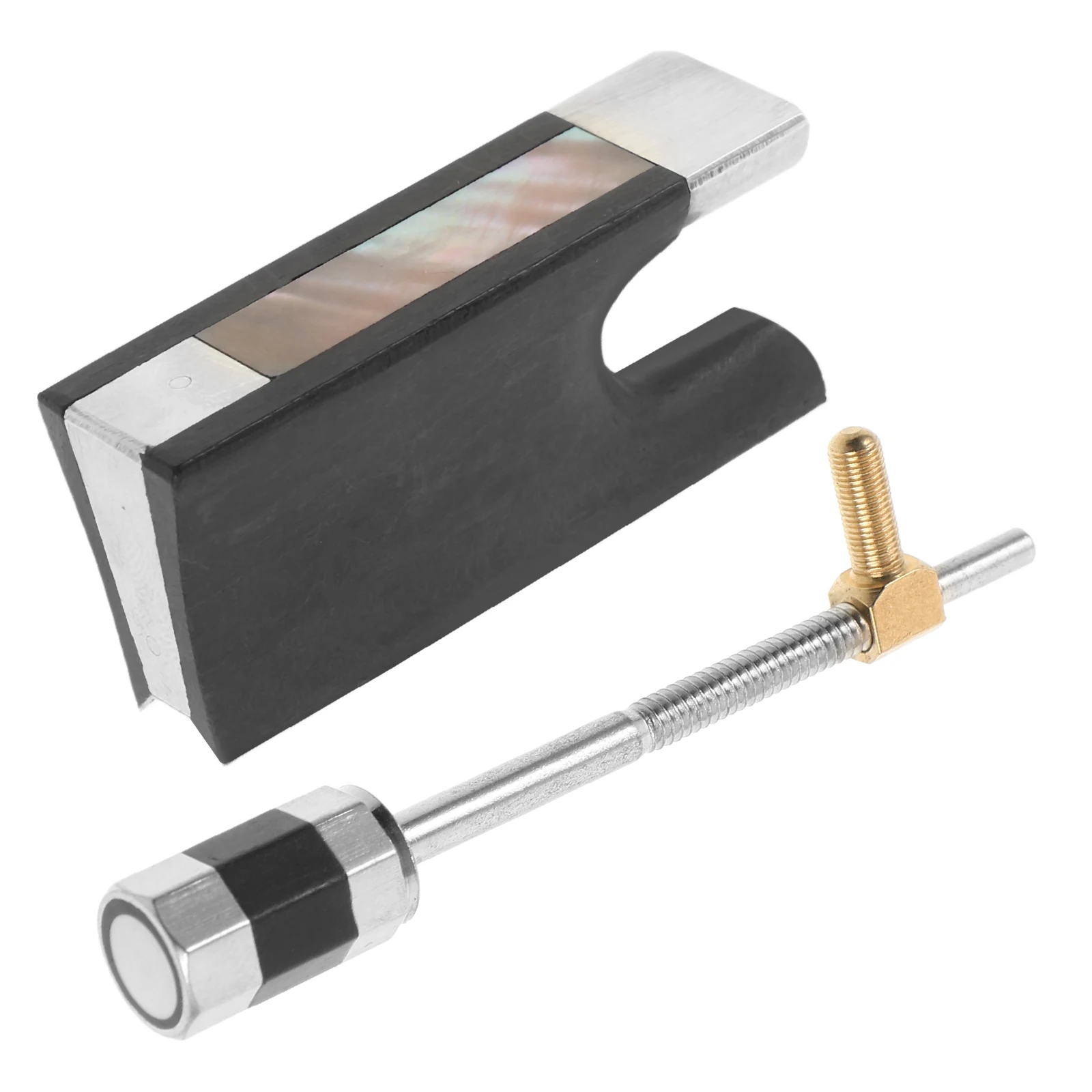 Violin Bow Frog Replacement Parts Ebony Color Beginner Accessories Musical Instrument Supply Violin Bow Attachment ebony parts
Violin Bow Frog Replacement Parts Ebony Color Beginner Accessories Musical Instrument Supply Violin Bow Attachment ebony parts