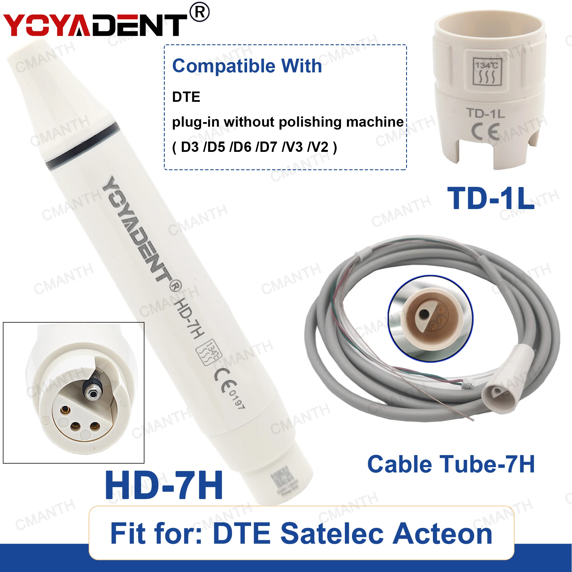 Dental Ultrasonic Scaler Handpiece HD-7H Scaling Tips fit for DTE NSK SATELEC ACTEON Ultrasonic Scaler Dentistry Accessories
Dental Ultrasonic Scaler Handpiece HD-7H Scaling Tips fit for DTE NSK SATELEC ACTEON Ultrasonic Scaler Dentistry Accessories