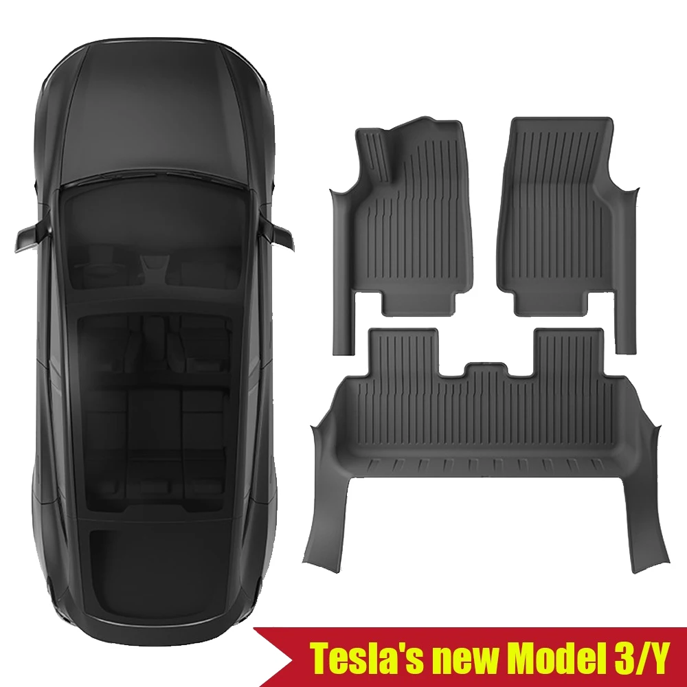Car Floor Mats For Tesla Model TPR Waterproof Full Foot Pad Rubber Carpets Interior Auto Accessories Full Coverage Floor Mats
Car Floor Mats For Tesla Model TPR Waterproof Full Foot Pad Rubber Carpets Interior Auto Accessories Full Coverage Floor Mats
