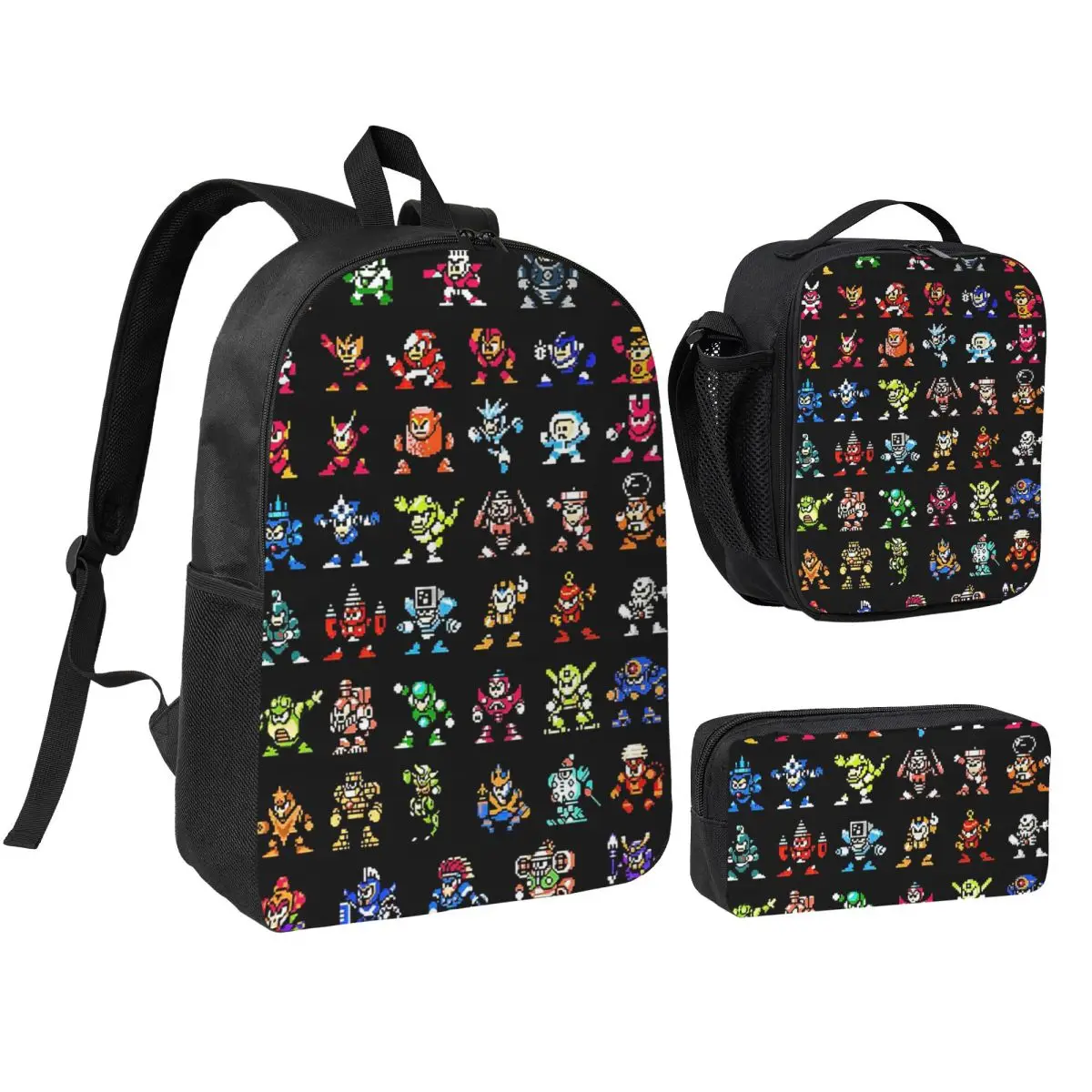 Megaman Kids Backpack Student Boys Girls BookBag School Bag Computer Shoulder Bags 3ps Insulated Lunch Bag Pencil Case
Megaman Kids Backpack Student Boys Girls BookBag School Bag Computer Shoulder Bags 3ps Insulated Lunch Bag Pencil Case