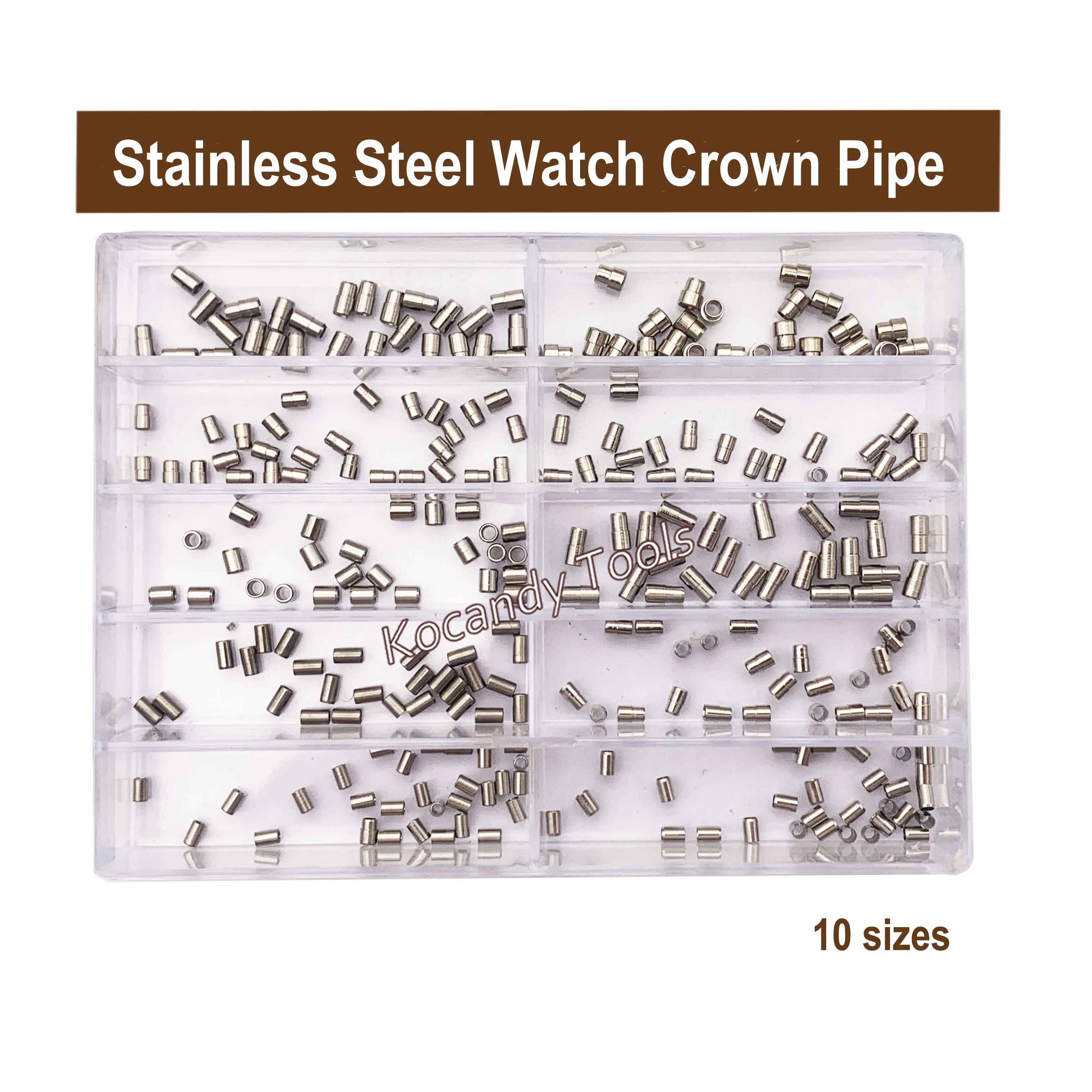 Watch Crown Pipe Stainless Steel Mixed Sizes for Watch Crown replacement and Watchmaker Repair
Watch Crown Pipe Stainless Steel Mixed Sizes for Watch Crown replacement and Watchmaker Repair
