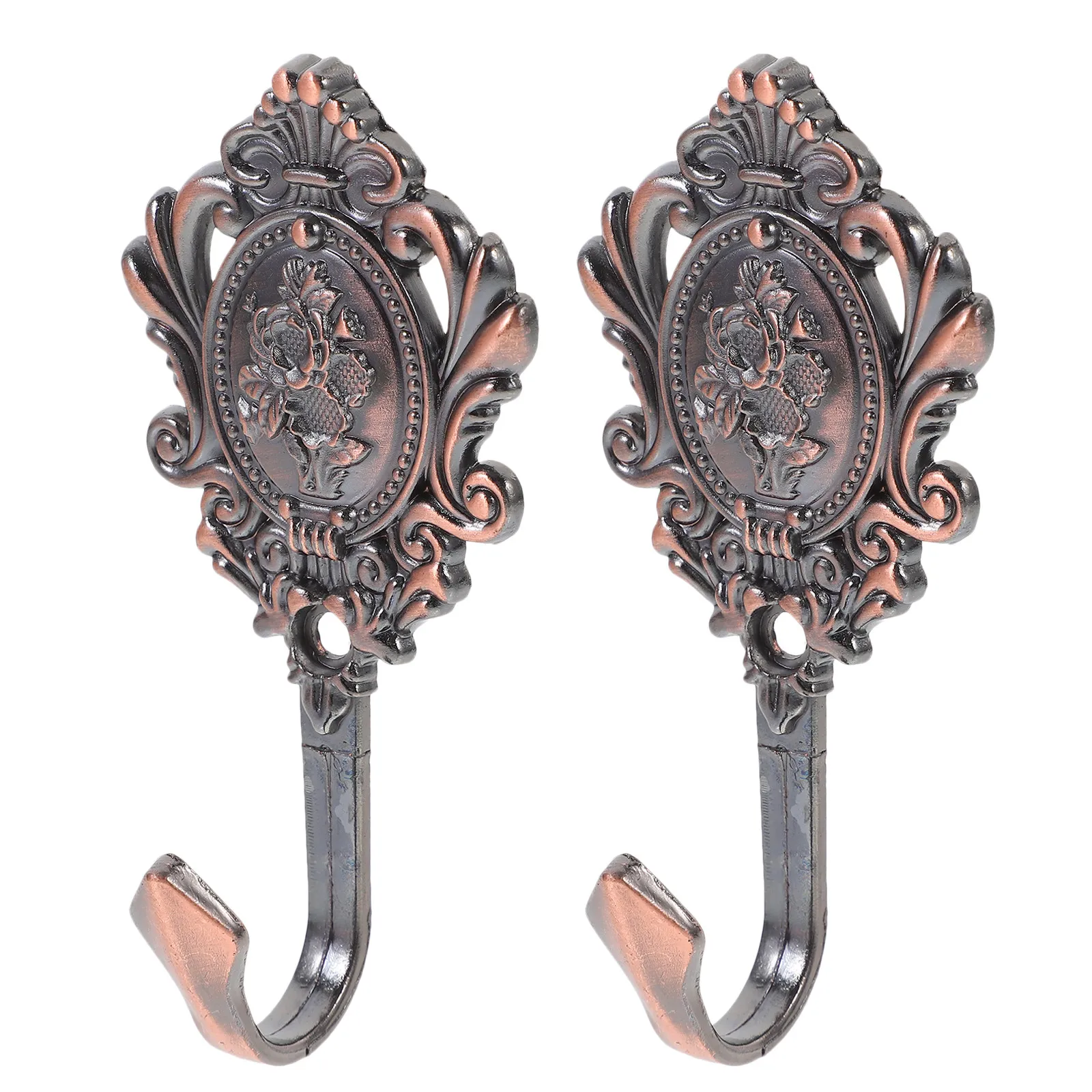2Pcs Curtain Holdback Hooks Zinc Alloy Vintage Rose Carve Design Classic Drapery Tieback for Home Decor Hat Clothes
2Pcs Curtain Holdback Hooks Zinc Alloy Vintage Rose Carve Design Classic Drapery Tieback for Home Decor Hat Clothes