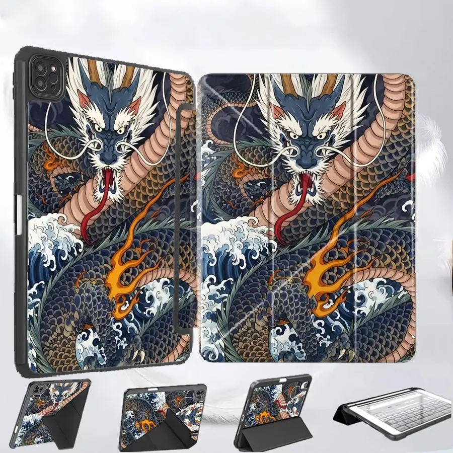 Чехол для планшета iPad Air 4 5 M3 M2 M4 11 дюймов, Pro 11-го, 10-го, 9-го, 8-го, 7-го поколений, 12.9 дюймов, Mini 6 7 Pro 2025, с рисунком дракона, держатель-обложка
Чехол для планшета iPad Air 4 5 M3 M2 M4 11 дюймов, Pro 11-го, 10-го, 9-го, 8-го, 7-го поколений, 12.9 дюймов, Mini 6 7 Pro 2025, с рисунком дракона, держатель-обложка