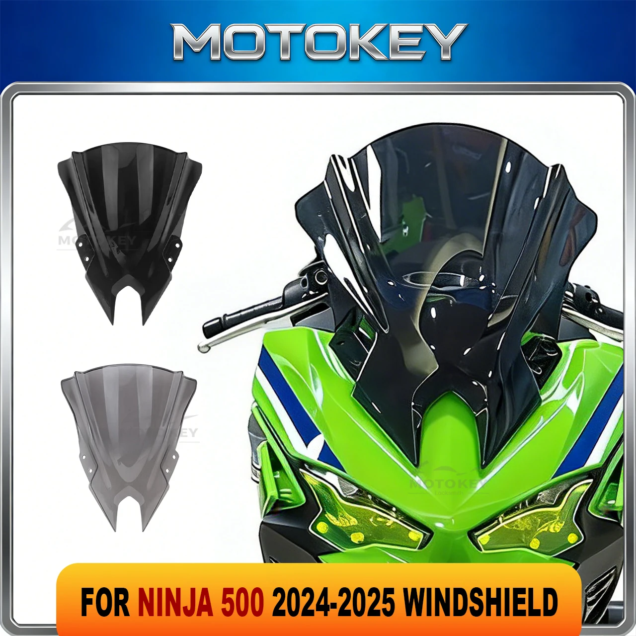For Kawasaki Ninja 500 SE 2024-2025 Double Bubble Windshield Wind Deflector Motorcycle Front Windscreen Accessory
For Kawasaki Ninja 500 SE 2024-2025 Double Bubble Windshield Wind Deflector Motorcycle Front Windscreen Accessory