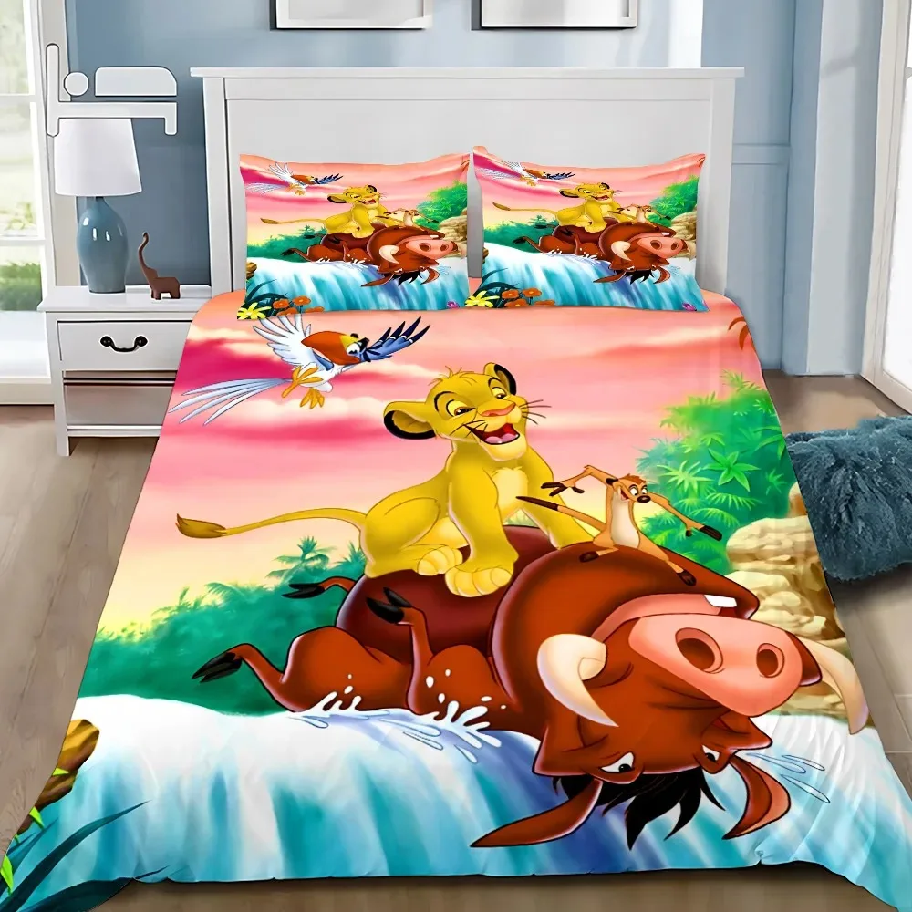 Duvet Cover Pillowcase Bedding Set Simba Lion King Adult Boy Girl Bedroom Decoration Children Gift Single Double Size
Duvet Cover Pillowcase Bedding Set Simba Lion King Adult Boy Girl Bedroom Decoration Children Gift Single Double Size