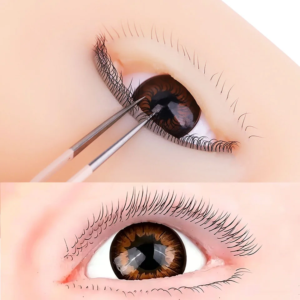 3 Layers Lashes Mannequin Head Eye For Practice Lash Grafting Training Tools for Makeup Beginners Practice Silicone Eye Model
3 Layers Lashes Mannequin Head Eye For Practice Lash Grafting Training Tools for Makeup Beginners Practice Silicone Eye Model