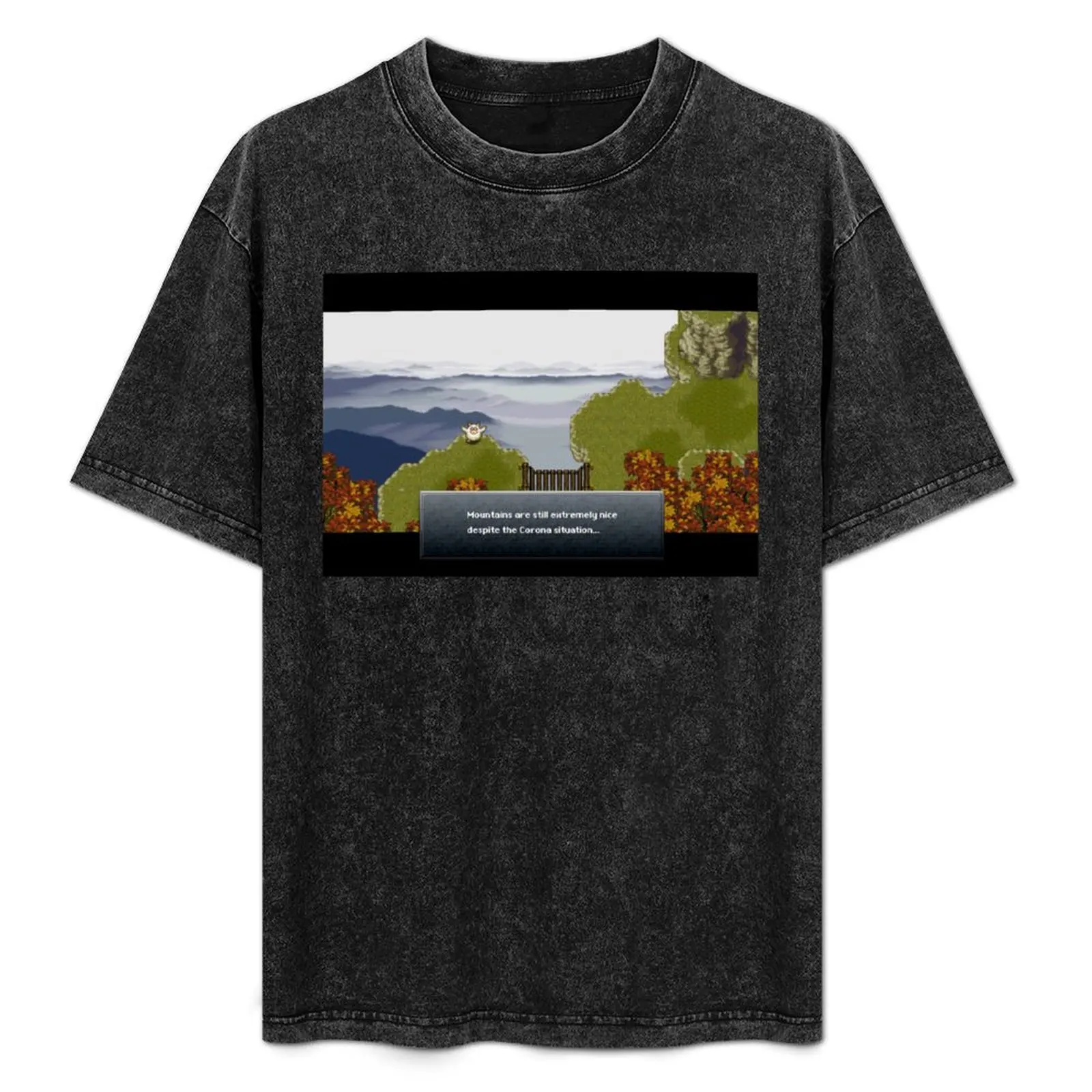 Mountains are still nice despite Corona (Chrono Trigger) T-Shirt Graphic Print Short Sleeve T-Shirt
Mountains are still nice despite Corona (Chrono Trigger) T-Shirt Graphic Print Short Sleeve T-Shirt