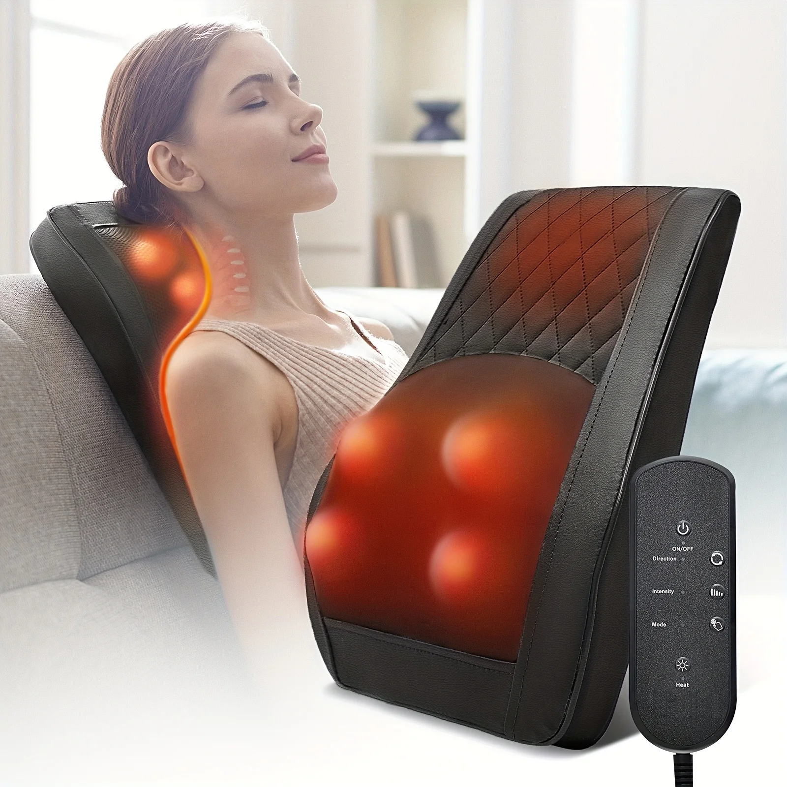 Neck Massager, Acupressure Heated Neck Massager, Shoulder, Back, Leg Electric Back Massager, Deep Tissue Kneading Massage to Relax Muscles, Massage Pillow Gift for Mom/dad/lady/man, The Best Mother's Day Gift
Neck Massager, Acupressure Heated Neck Massager, Shoulder, Back, Leg Electric Back Massager, Deep Tissue Kneading Massage to Relax Muscles, Massage Pillow Gift for Mom/dad/lady/man, The Best Mother's Day Gift