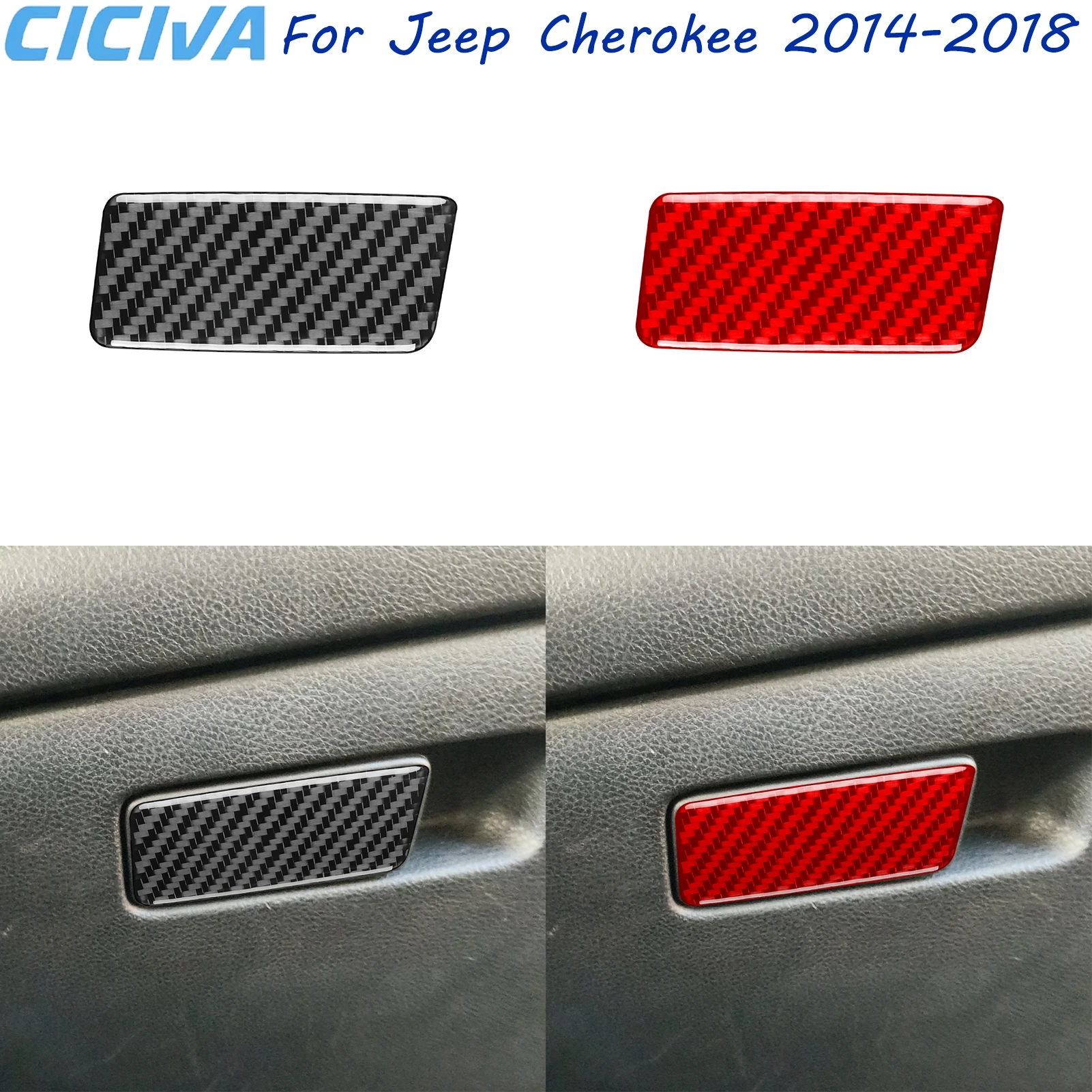 For Jeep Cherokee 2014-2018 Auto Glove Box Handle Trim Real Carbon Fiber Car Decoration Accessory Sticker
For Jeep Cherokee 2014-2018 Auto Glove Box Handle Trim Real Carbon Fiber Car Decoration Accessory Sticker