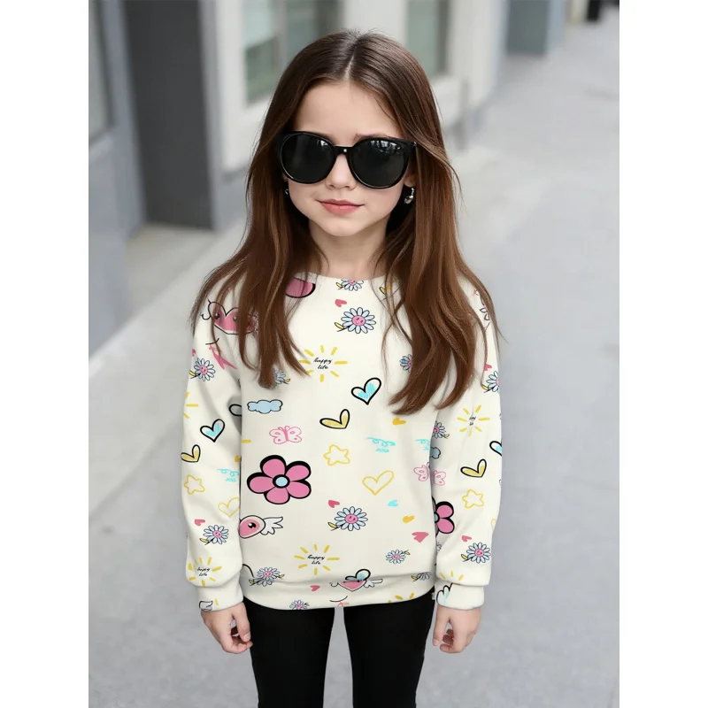 2025 European and American Style Girls' Fun Printed Casual Crew Neck Sweatshirt
2025 European and American Style Girls' Fun Printed Casual Crew Neck Sweatshirt