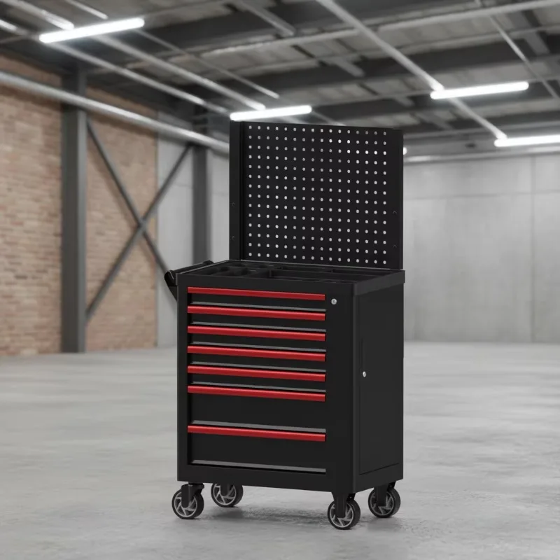 Professional 7-Drawer Toolbox Rolling Tool Cabinet Heavy Duty Steel Tool Cabinet
Professional 7-Drawer Toolbox Rolling Tool Cabinet Heavy Duty Steel Tool Cabinet