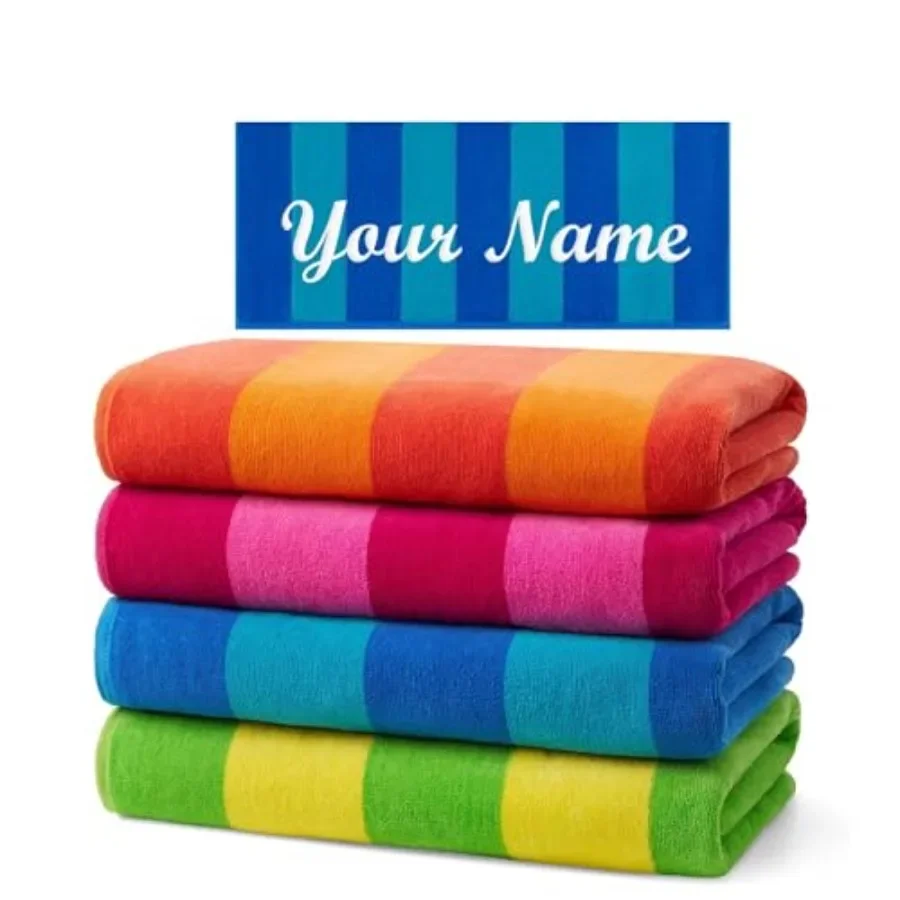 Beach application 100 cotton striped velour ultra-absorbent and quick-drying oversized towel
Beach application 100 cotton striped velour ultra-absorbent and quick-drying oversized towel