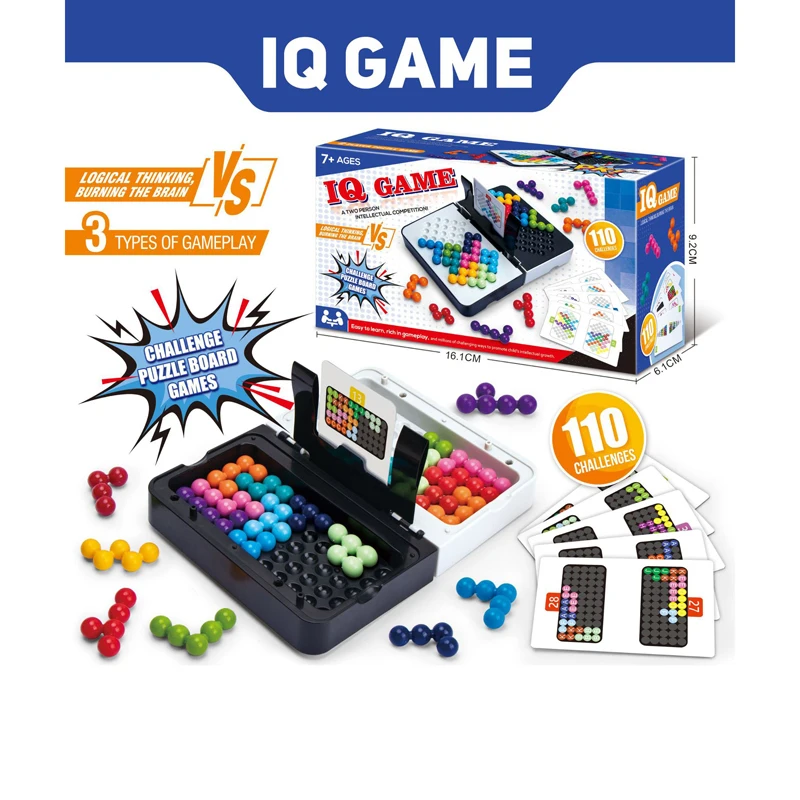 Smart Pyramid Intelligent Magic Bead iQ Battle Children's Puzzle Toy Family Gathering Game table game puzzle game
Smart Pyramid Intelligent Magic Bead iQ Battle Children's Puzzle Toy Family Gathering Game table game puzzle game