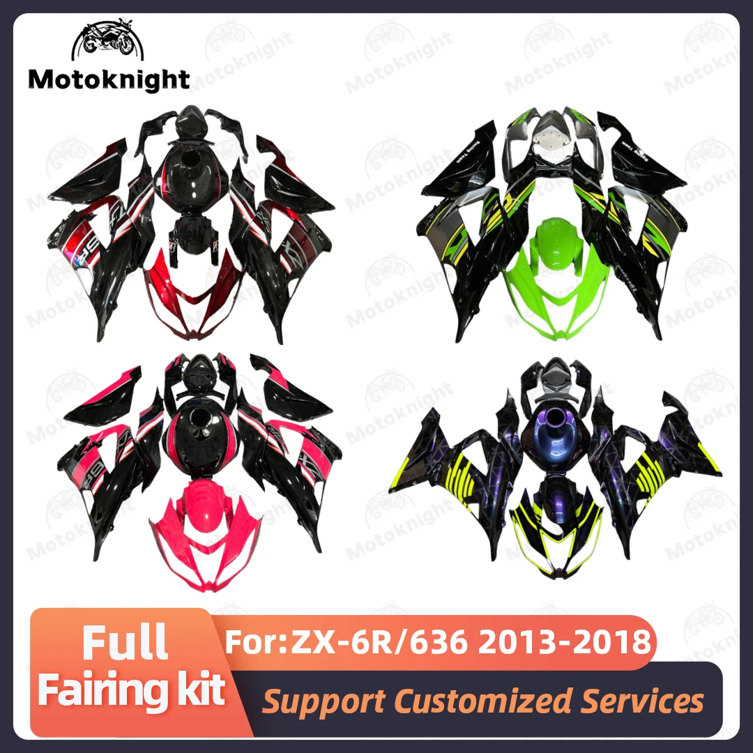 Fit For Kawasaki ZX-6R ZX6R 636 2013-2018 2016 Fairing Kit Full Set Motorcycle Fairing Painted Bodywork New ABS Plastic 4 Gifts
Fit For Kawasaki ZX-6R ZX6R 636 2013-2018 2016 Fairing Kit Full Set Motorcycle Fairing Painted Bodywork New ABS Plastic 4 Gifts