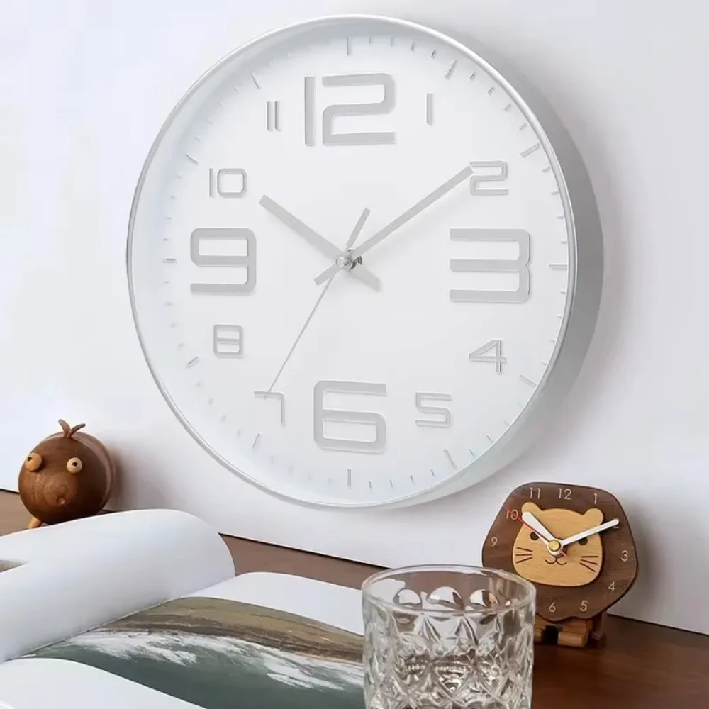 Minimalist Unique Nordic Wall Clock Round Mute Digital Clock Wall Hanging Clock Home
Minimalist Unique Nordic Wall Clock Round Mute Digital Clock Wall Hanging Clock Home