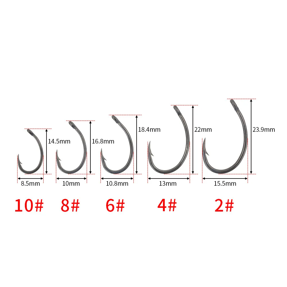 Corrosion-resistant 8011 Coating High Carbon Carp Fishing Fishing Hooks Barbed Hooks Stainless Steel
Corrosion-resistant 8011 Coating High Carbon Carp Fishing Fishing Hooks Barbed Hooks Stainless Steel