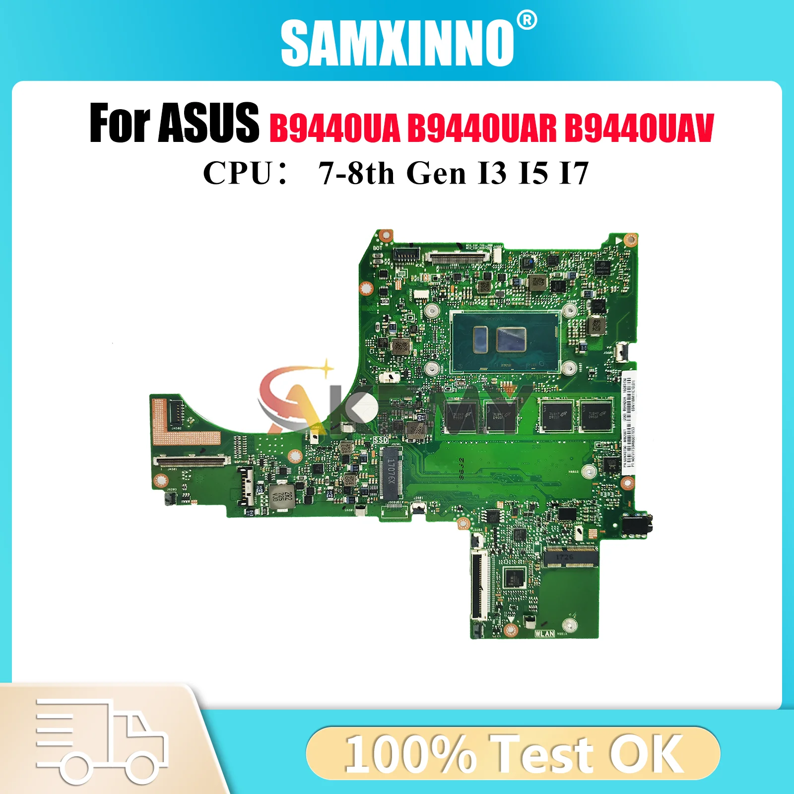 B9440UA Материнская плата для ноутбука ASUS ExpertBook B9440UA B9440U B9440UAV B9440UAR Материнская плата с процессором I3 I5 I7 100% tests OK stk
B9440UA Материнская плата для ноутбука ASUS ExpertBook B9440UA B9440U B9440UAV B9440UAR Материнская плата с процессором I3 I5 I7 100% tests OK stk