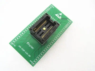 SSOP54 OTS-54G-0.65-011 OTS-54G-0.65-06 IC Испытательное сиденье Испытательный стенд Испытательная розетка Сиденье для программирования
SSOP54 OTS-54G-0.65-011 OTS-54G-0.65-06 IC Испытательное сиденье Испытательный стенд Испытательная розетка Сиденье для программирования