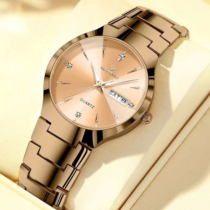 BANGWEI Women's Watches Top Brand Luxury Waterproof Diamond Watch For Women Fashion Luminous Week Date Quartz Wrist Watch Women
BANGWEI Women's Watches Top Brand Luxury Waterproof Diamond Watch For Women Fashion Luminous Week Date Quartz Wrist Watch Women