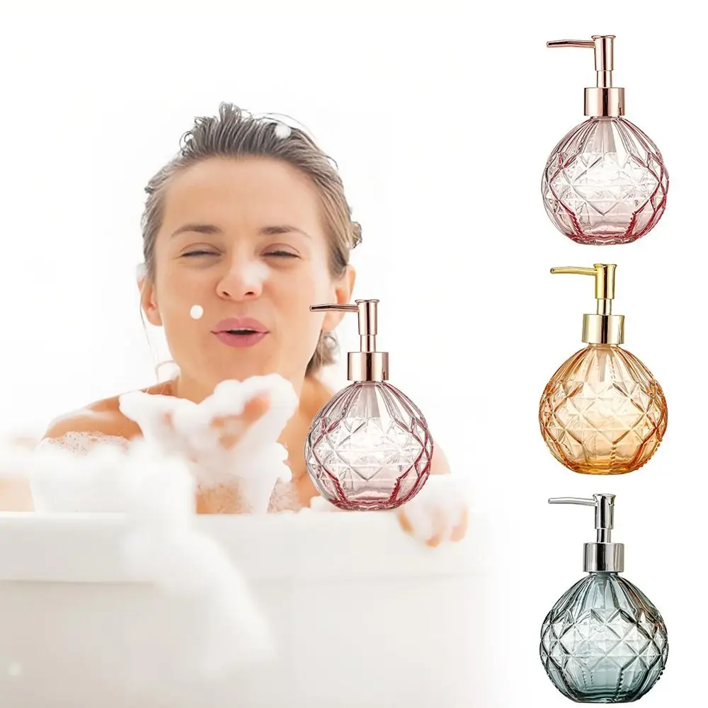Light Luxury 300ML Soap Dispenser Bottle Glass Press Empty Bottles Refillable Storage Container
Light Luxury 300ML Soap Dispenser Bottle Glass Press Empty Bottles Refillable Storage Container