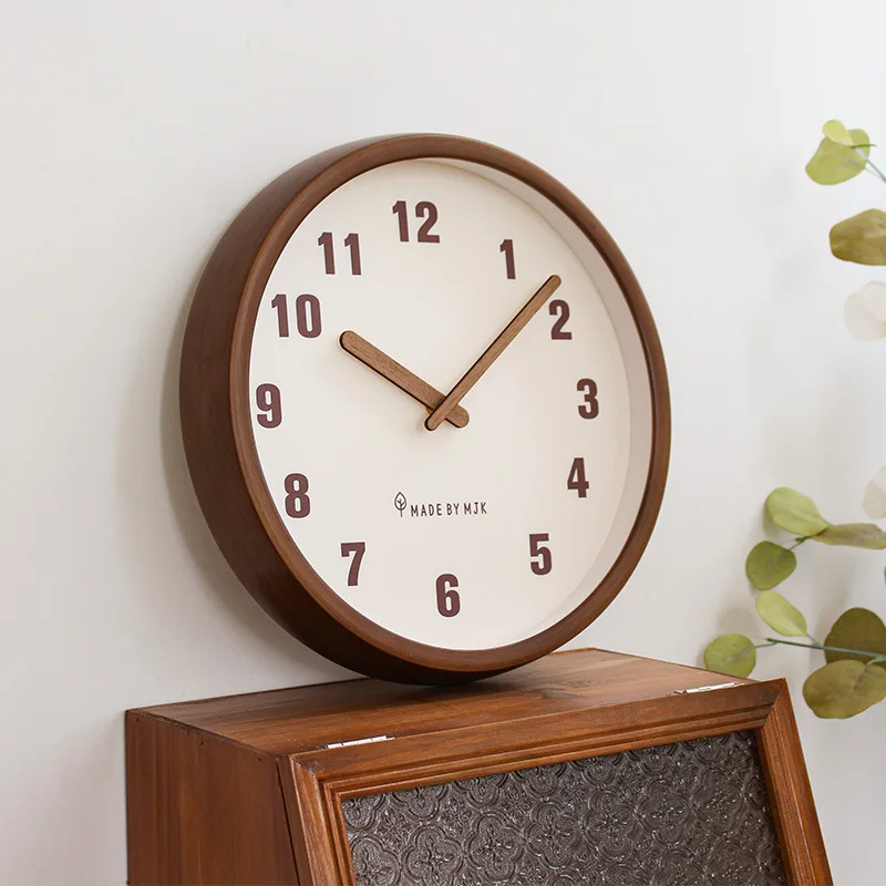 Minimalist Wall Clock Wooden Frame Silent Non Ticking Living Room Wall Clocks Bedroom Round Simple Number Modern Home Decor
Minimalist Wall Clock Wooden Frame Silent Non Ticking Living Room Wall Clocks Bedroom Round Simple Number Modern Home Decor