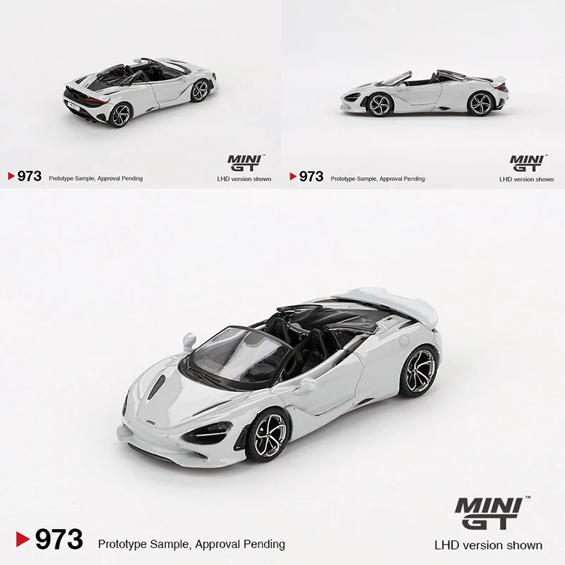 MINIGT 1/64 McLaren 750S Spider Cirrus Grey MGT00973-CH Автомобиль из сплава, литая под давлением металлическая модель, детский рождественский подарок, игрушки для мальчиков
MINIGT 1/64 McLaren 750S Spider Cirrus Grey MGT00973-CH Автомобиль из сплава, литая под давлением металлическая модель, детский рождественский подарок, игрушки для мальчиков