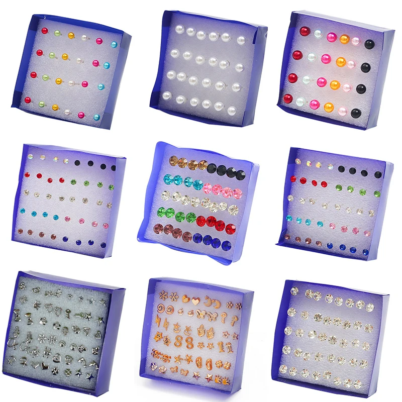 Fashion Hot Selling 12/20/24 Pair/ Set Colorful Unisex Mix Styles Stud Earrings Women Men Plastic Plated Stud Earrings Jewelry
Fashion Hot Selling 12/20/24 Pair/ Set Colorful Unisex Mix Styles Stud Earrings Women Men Plastic Plated Stud Earrings Jewelry