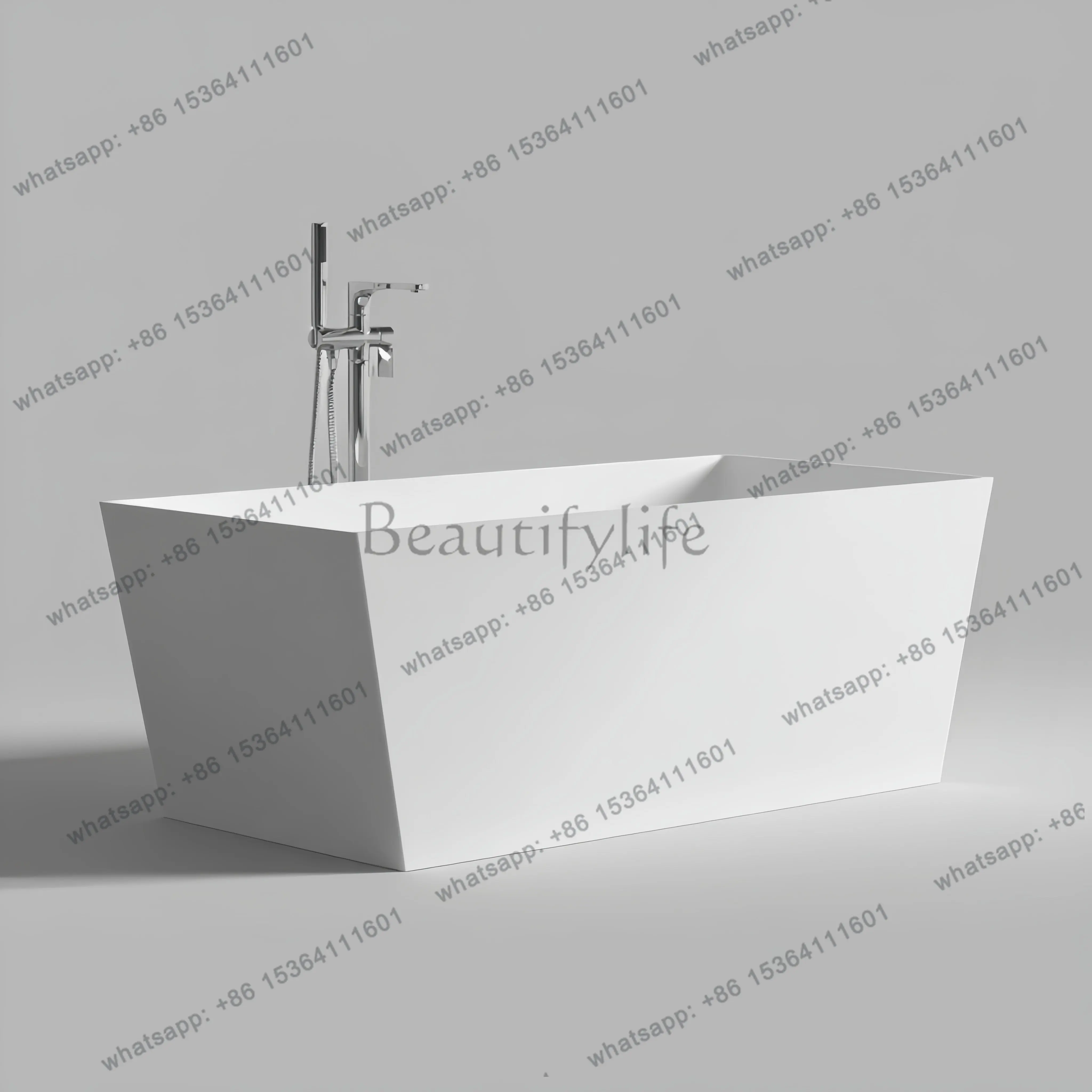 Rectangular bathtub freestanding hotel integrated household small apartment
Rectangular bathtub freestanding hotel integrated household small apartment
