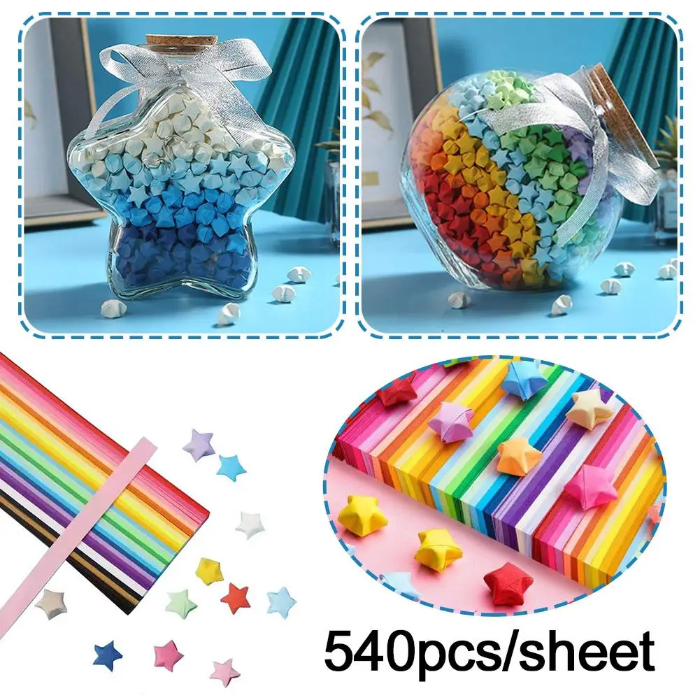 540 Sheets Colorful Origami Stars Paper Strips Lucky Star Origami Decoration Folding Paper For Kids Arts Crafting Gift L5Y7
540 Sheets Colorful Origami Stars Paper Strips Lucky Star Origami Decoration Folding Paper For Kids Arts Crafting Gift L5Y7